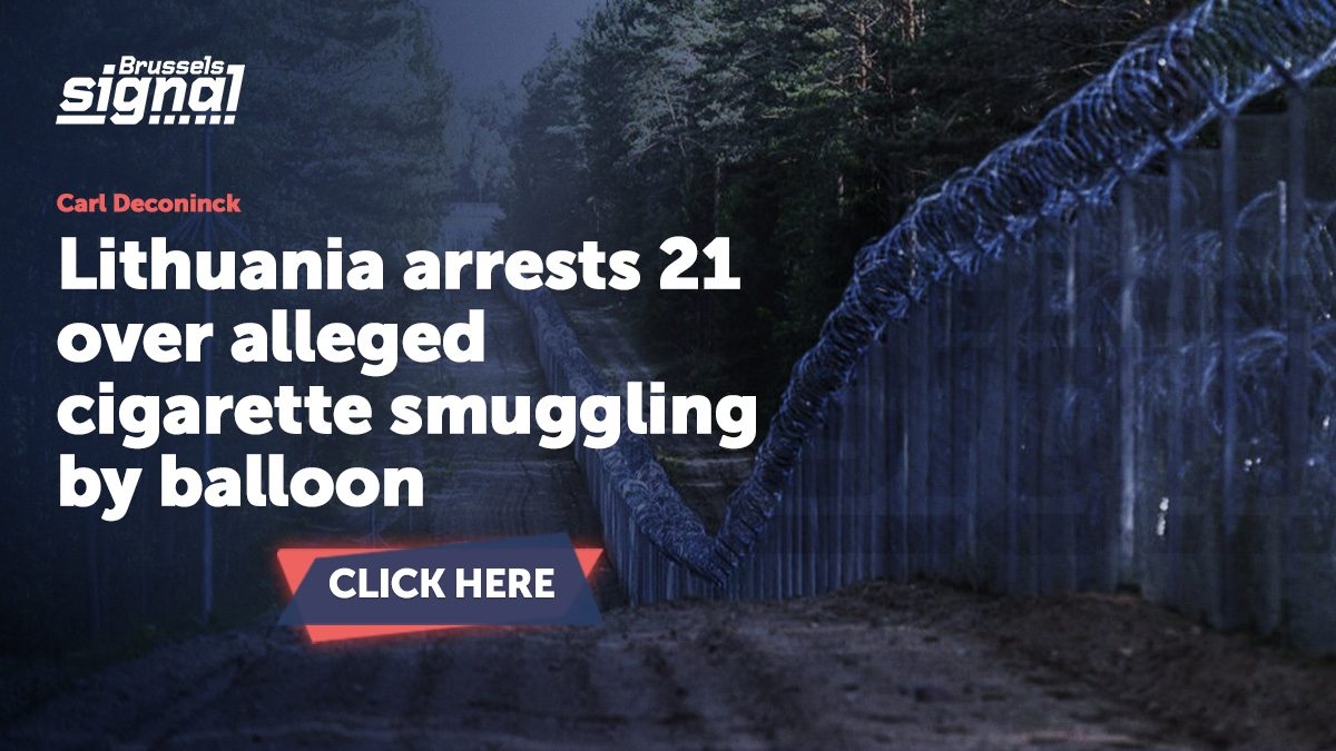 Lithuania arrests 21 over alleged cigarette smuggling by balloon