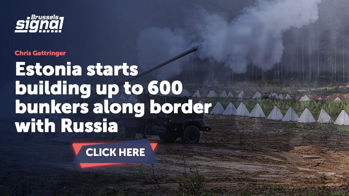 Estonia starts building up to 600 bunkers along border with Russia