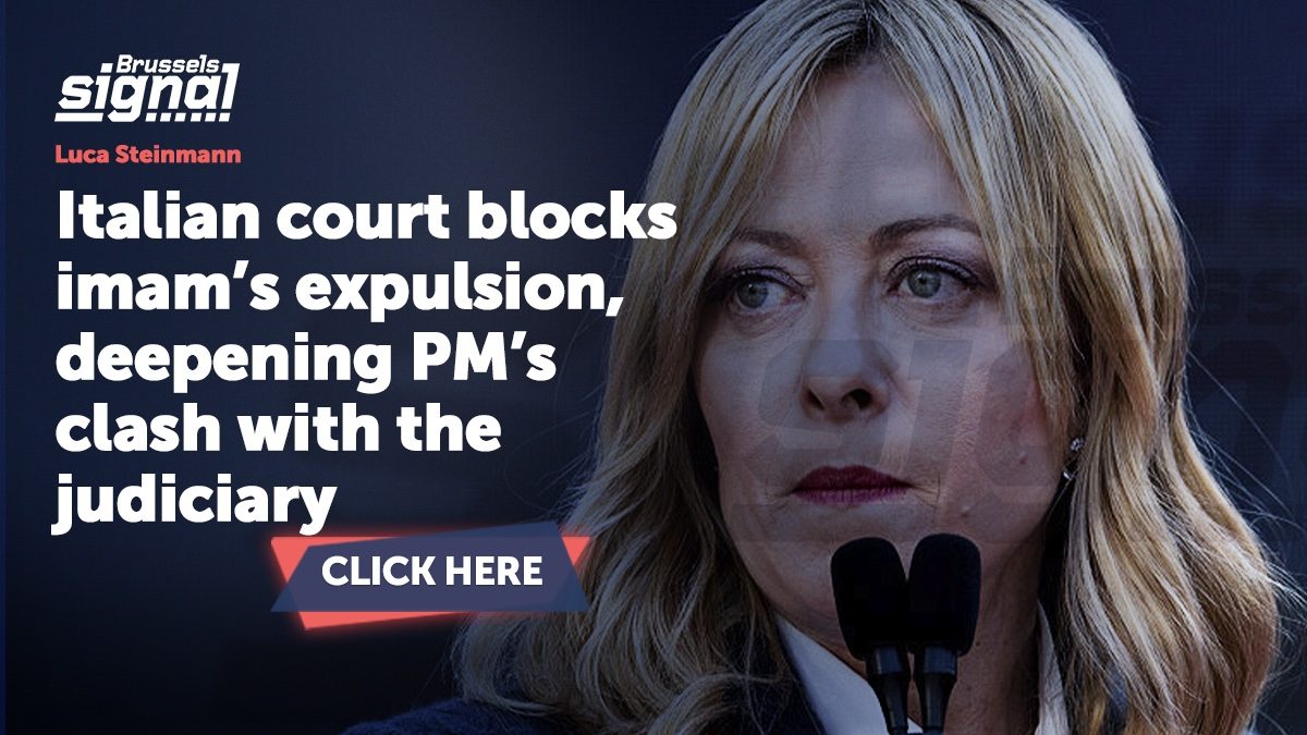 *updated* Italian court blocks imam’s expulsion, deepening PM’s clash with the judiciary