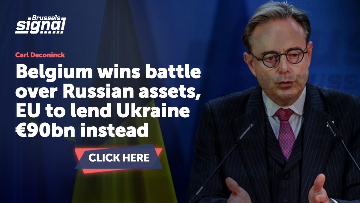 Belgium wins battle over Russian assets, EU to lend Ukraine €90bn instead