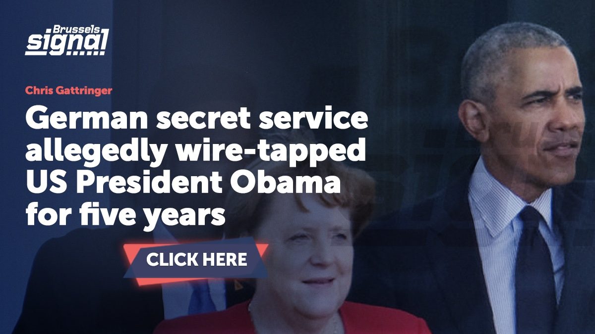 German secret service allegedly wire-tapped US President Obama for five years