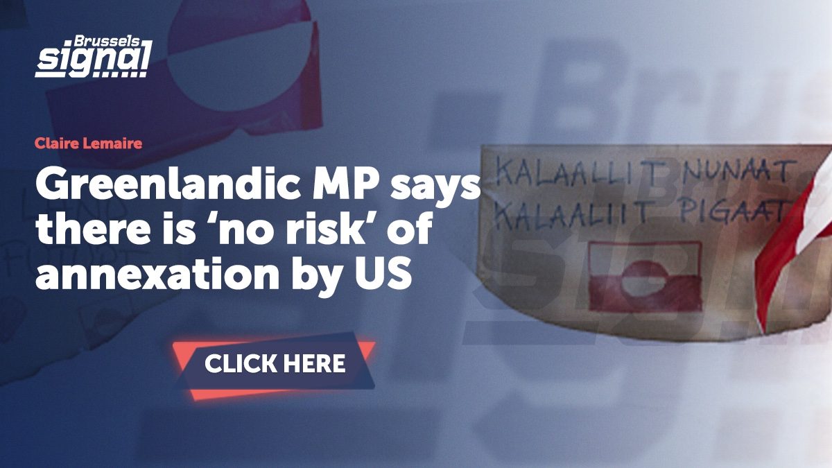 Greenlandic MP says there is ‘no risk’ of annexation by US