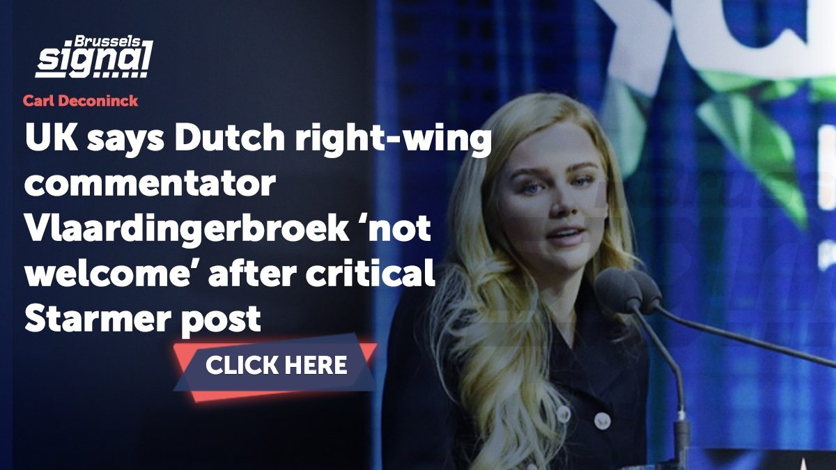 UK says Dutch right-wing commentator Vlaardingerbroek ‘not welcome’ after critical Starmer post