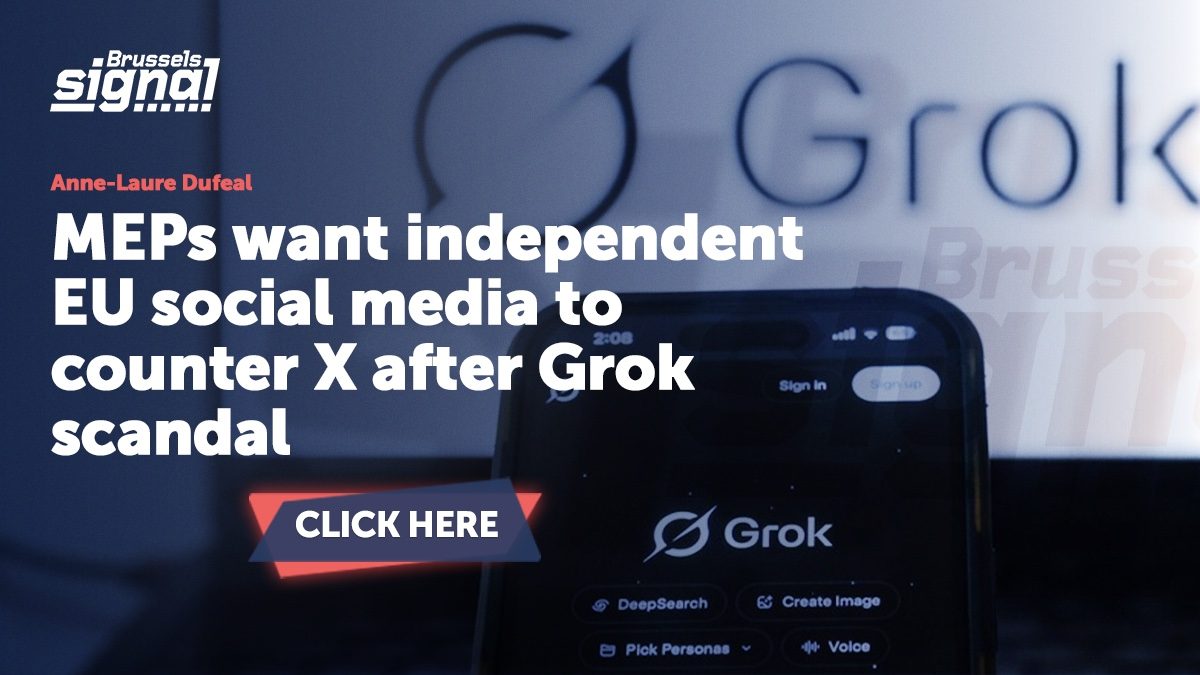 MEPs want independent EU social media to counter X after Grok scandal
