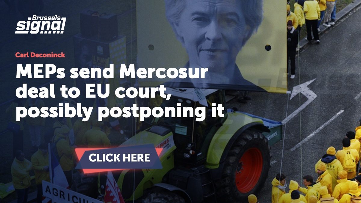 MEPs send Mercosur deal to EU court, possibly postponing it