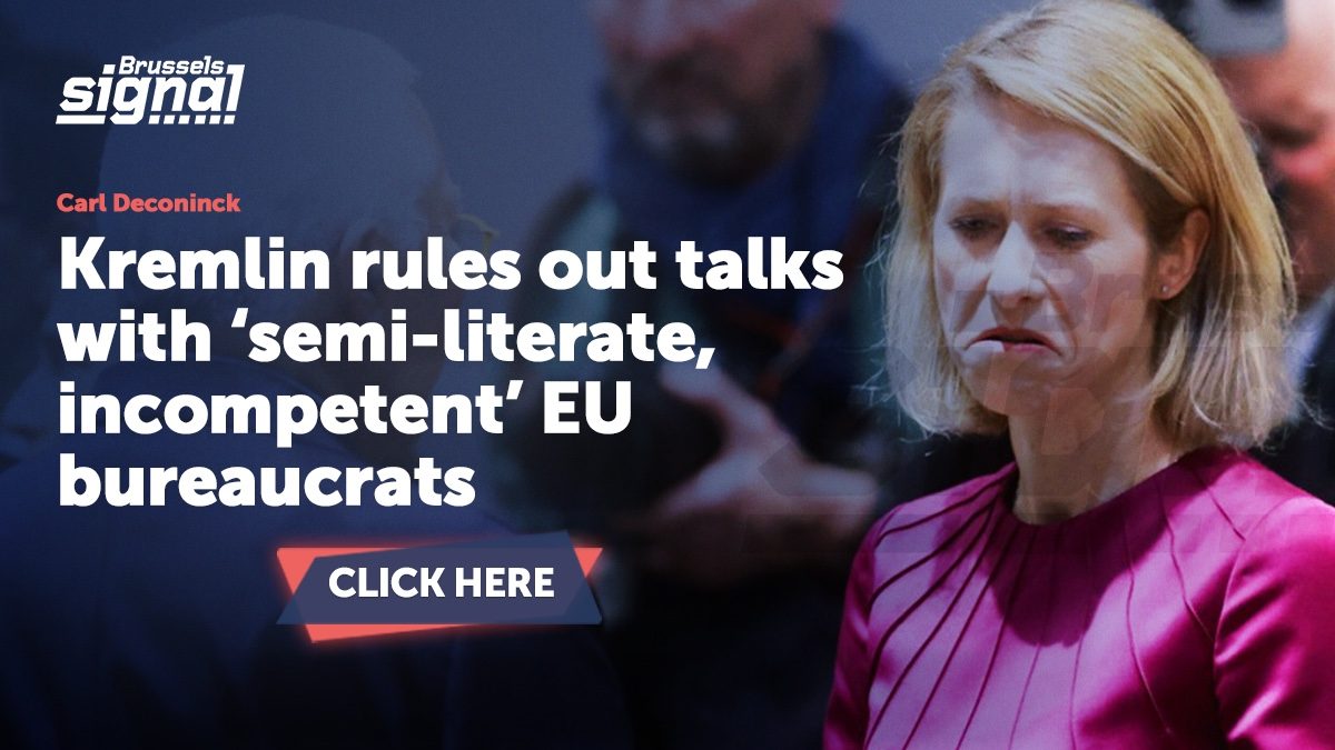 Kremlin rules out talks with ‘semi-literate, incompetent’ EU bureaucrats