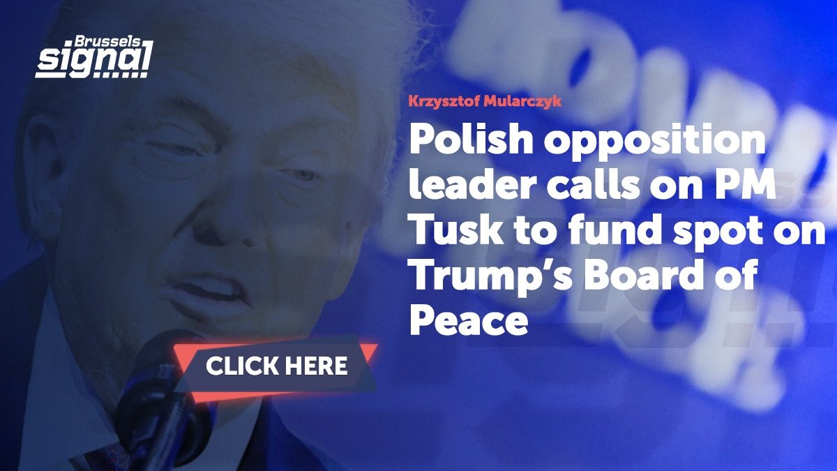 Polish opposition leader calls on PM Tusk to fund spot on Trump’s  Board of Peace