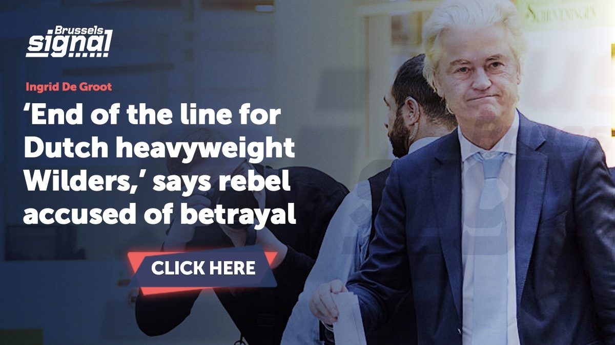 ‘End of the line for Dutch heavyweight Wilders,’ says rebel accused of betrayal
