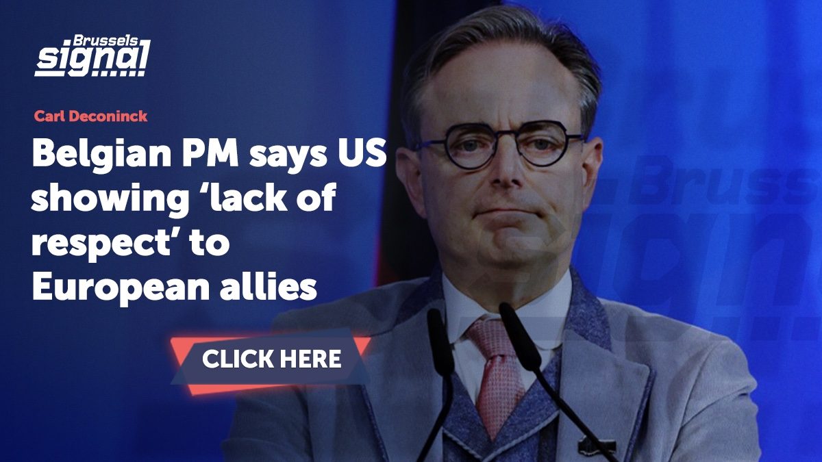 Belgian PM says US showing ‘lack of respect’ to European allies