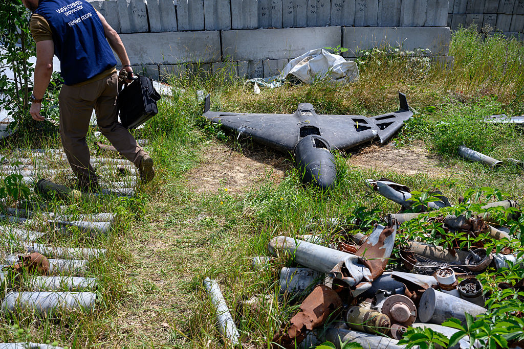 Russian drones ‘packed with European tech’