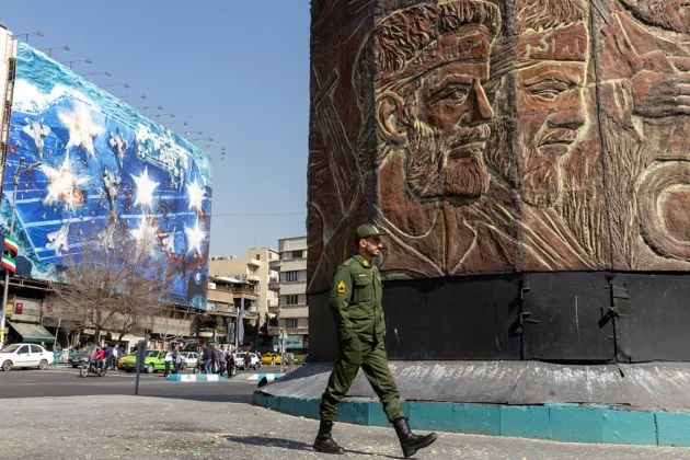 China urged its citizens today to leave Iran "as soon as possible" and to avoid all travel to the country after repeated threats of U.S. military strikes against Tehran.(Photo by Majid Saeedi/Getty Images)