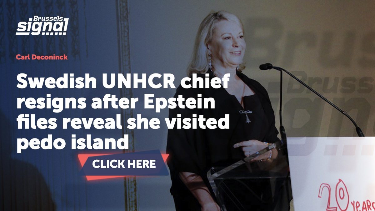 Swedish UNHCR chief resigns after Epstein files reveal she visited pedo island