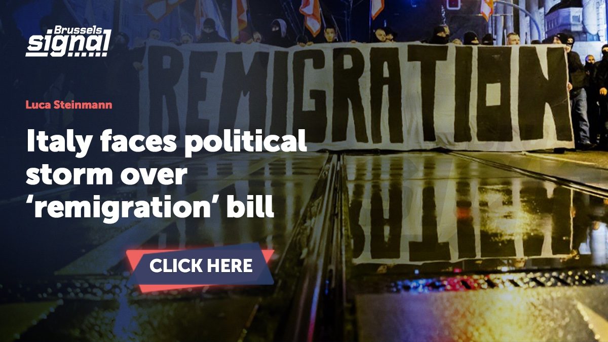 Italy faces political storm over ‘remigration’ bill