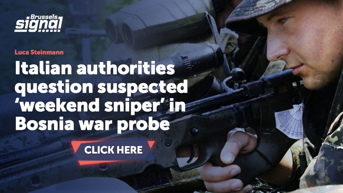 Italian authorities question suspected ‘weekend sniper’ in Bosnia war probe