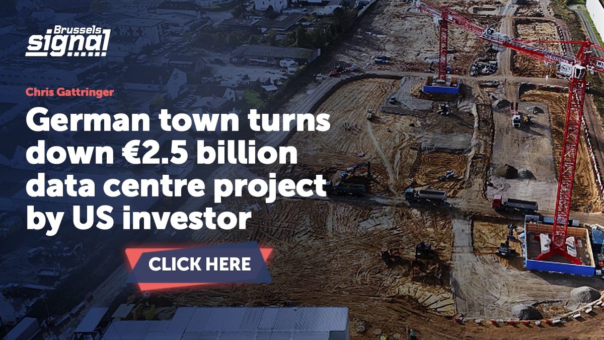 German town turns down €2.5 billion data centre project by US investor