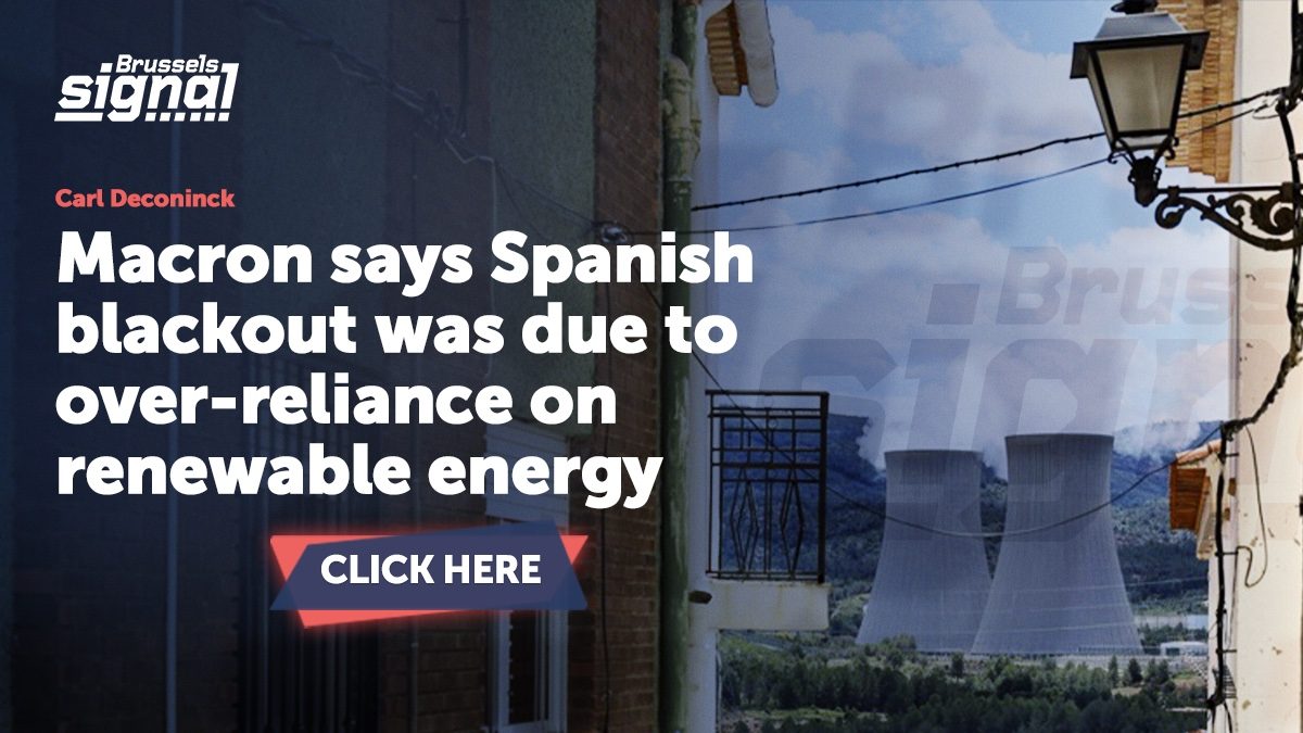 Macron says Spanish blackout was due to over-reliance on renewable energy