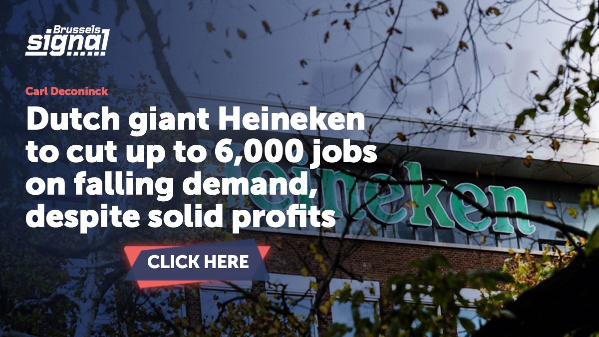 Dutch giant Heineken to cut up to 6,000 jobs on falling demand, despite solid profits