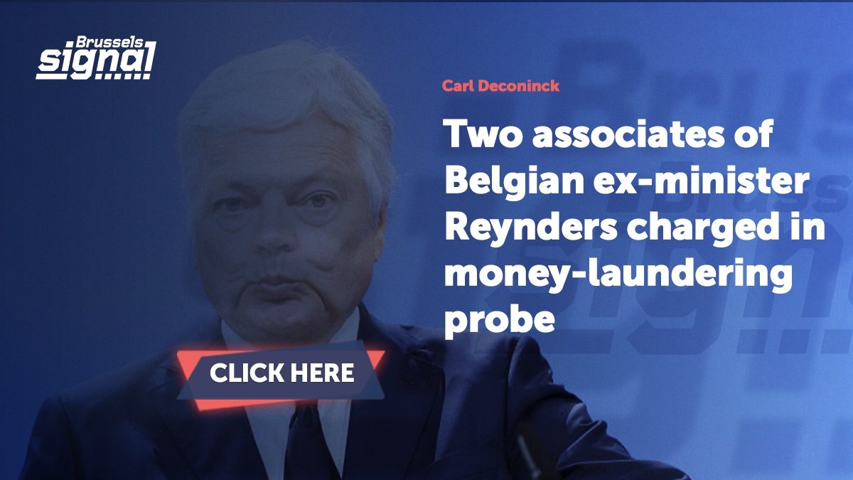 Two associates of Belgian ex-minister Reynders charged in money-laundering probe