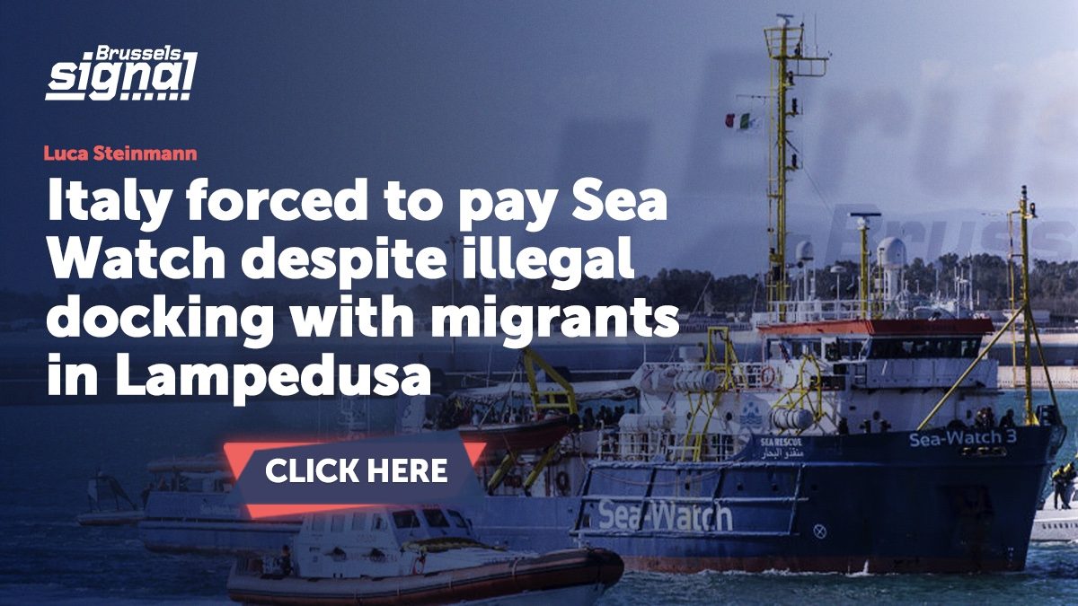Italy forced to pay Sea Watch despite illegal docking with migrants in Lampedusa