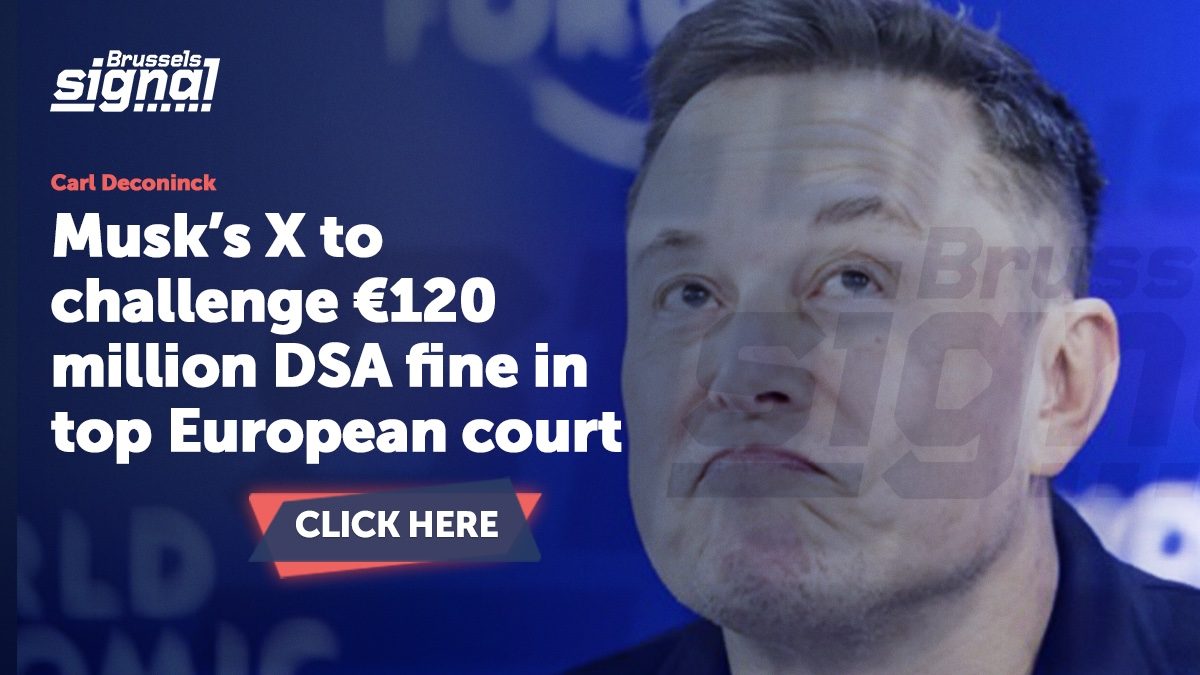 Elon Musk fighting back against the European Commission fine under the Digital Services Act