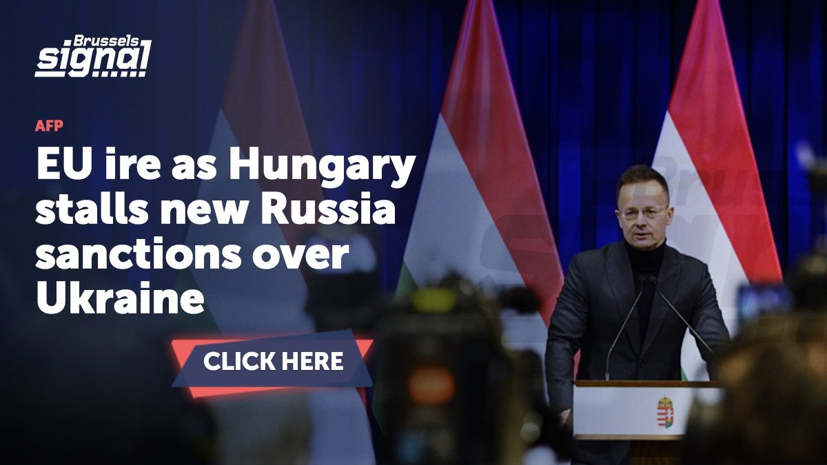 EU ire as Hungary stalls new Russia sanctions over Ukraine