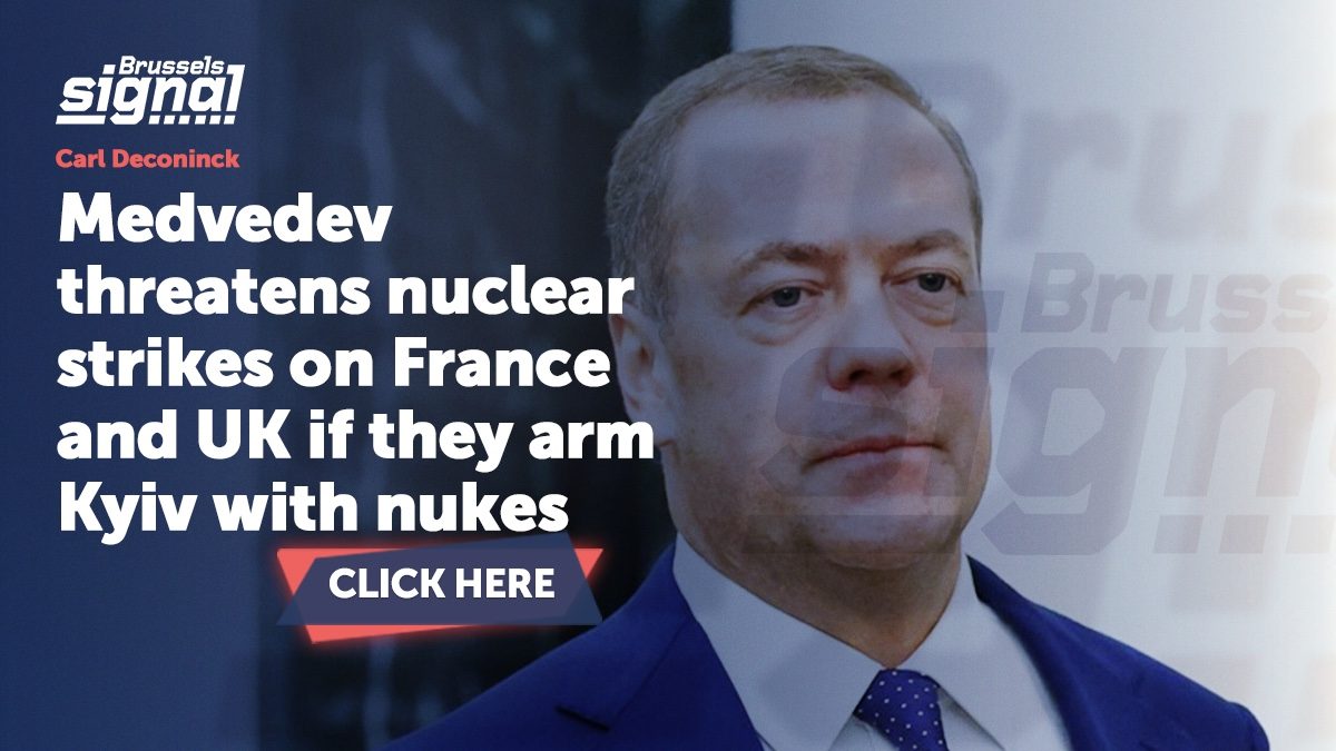 Medvedev threatens nuclear strikes on France and UK if they arm Kyiv with nukes