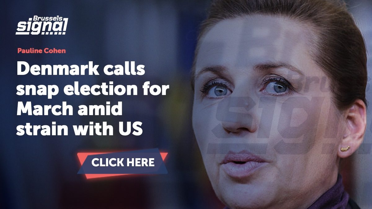 Denmark calls snap election for March amid strain with US