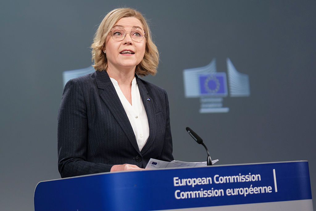 Europe's reliance on foreign tech firms could be "weaponised against us", the EU's digital chief Henna Virkkunen warned today, urging more use of homegrown services for critical data.(Photo by Thierry Monasse/Getty Images)