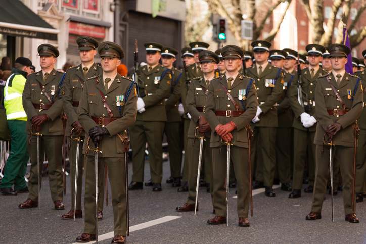 Ireland said today that it will send senior military officers to key foreign embassies for the first time, the latest step by the EU member to beef up its modest defence structures. Getty.