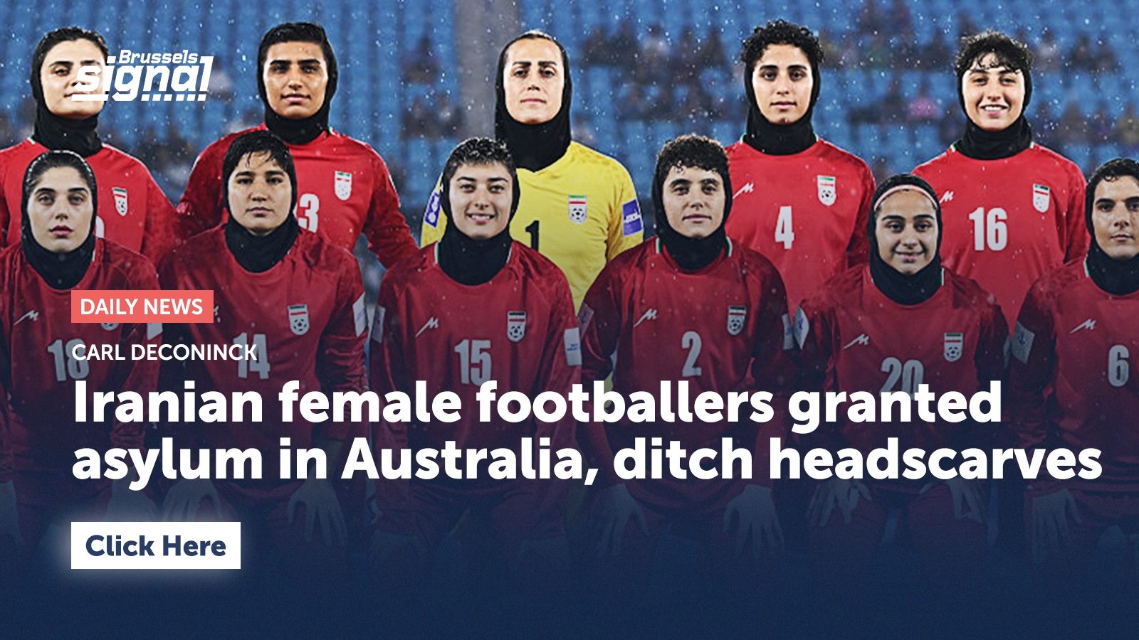 Iranian female footballers granted asylum in Australia, ditch headscarves