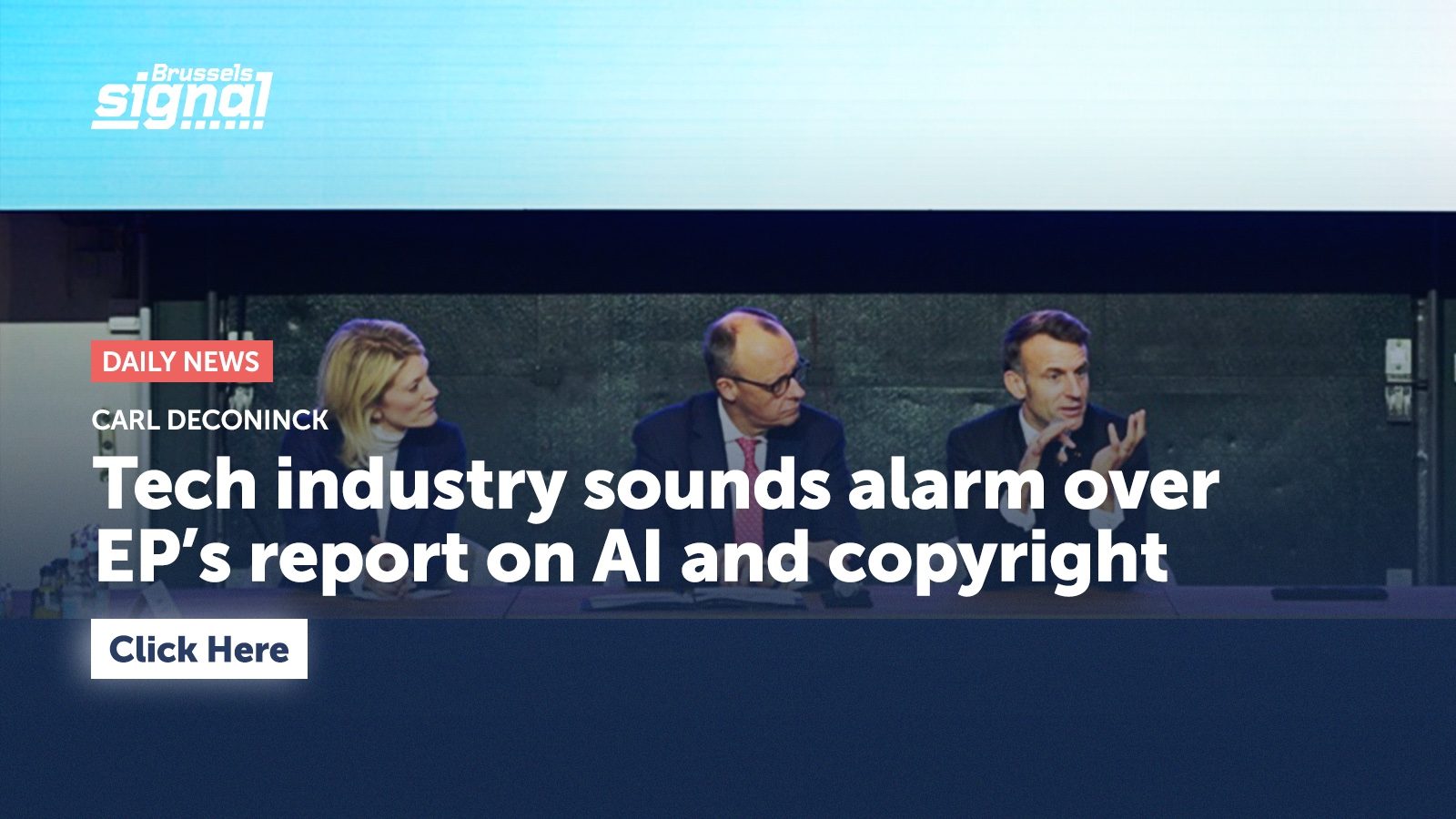 Tech industry sounds alarm over EP’s report on AI and copyright