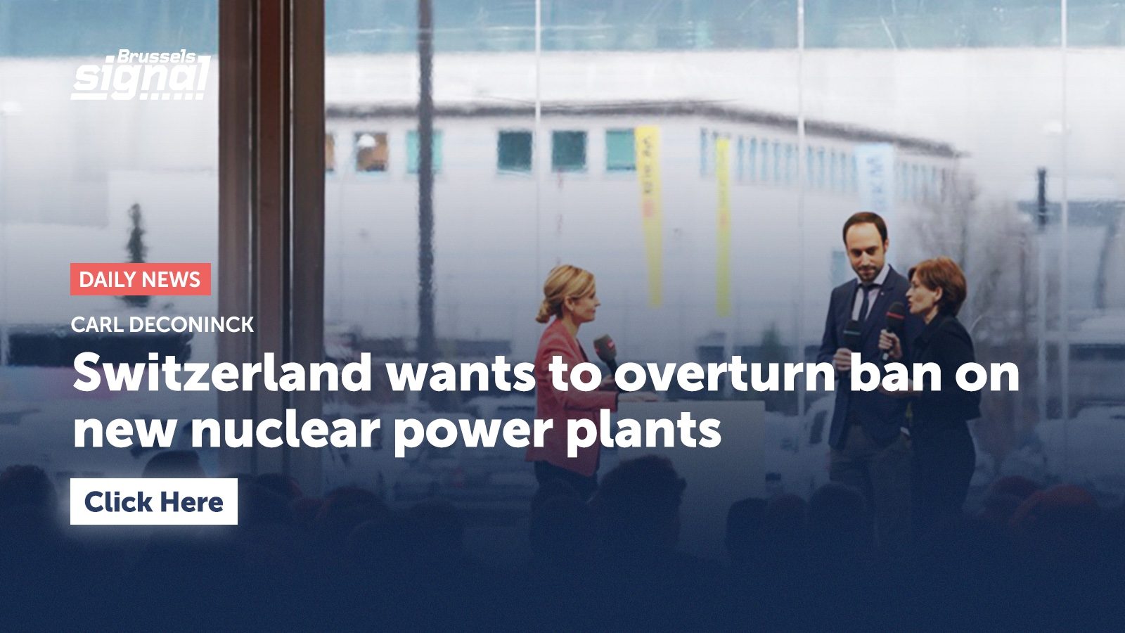 Switzerland wants to overturn ban on new nuclear power plants