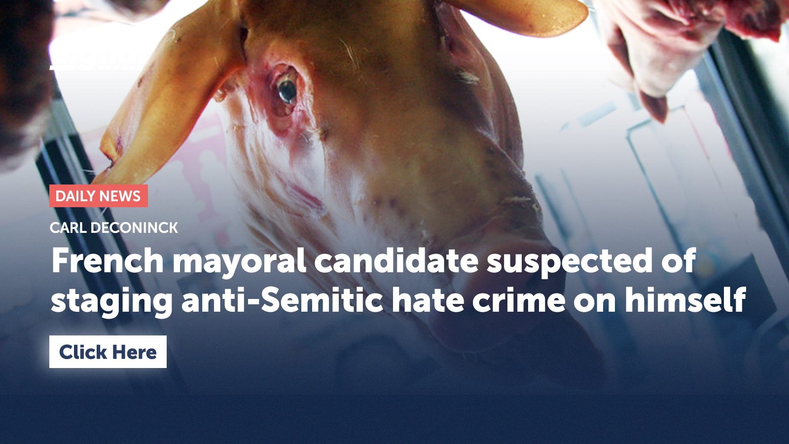 French mayoral candidate suspected of staging anti-Semitic hate crime on himself