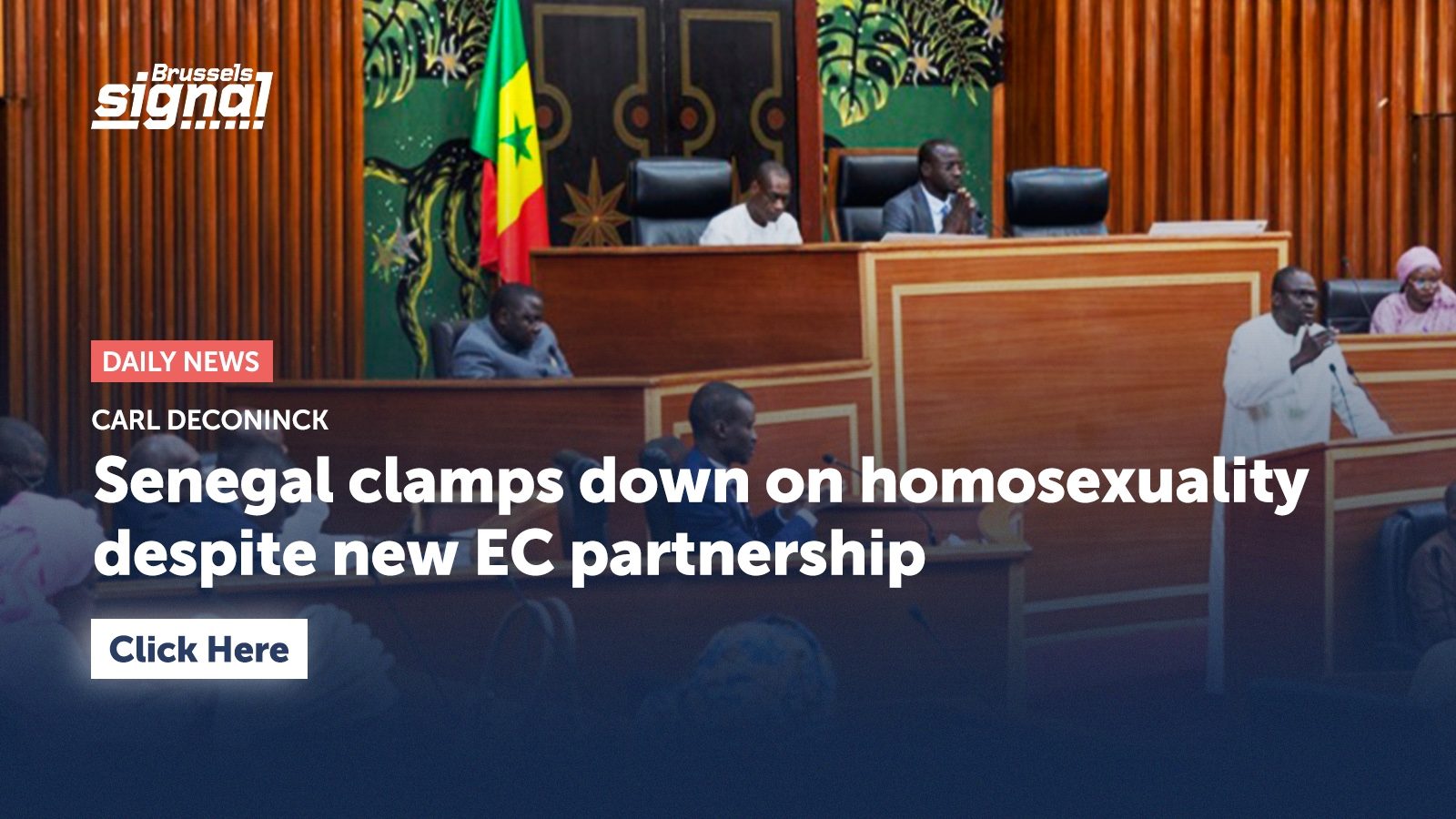 Senegal clamps down on homosexuality despite new EC partnership