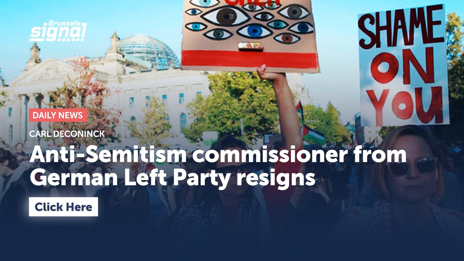 Anti-Semitism commissioner from German Left Party resigns