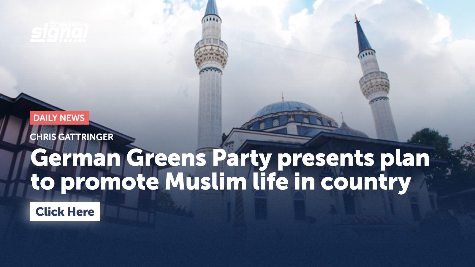 German Greens Party presents plan to promote Muslim life in country