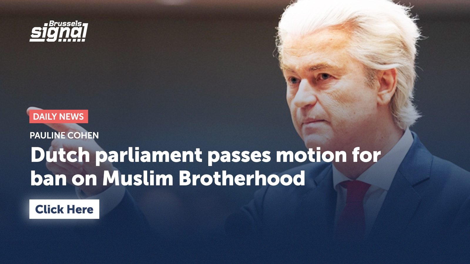 Dutch Muslim Revert Dutch parliament passes motion for ban on Muslim Brotherhood
