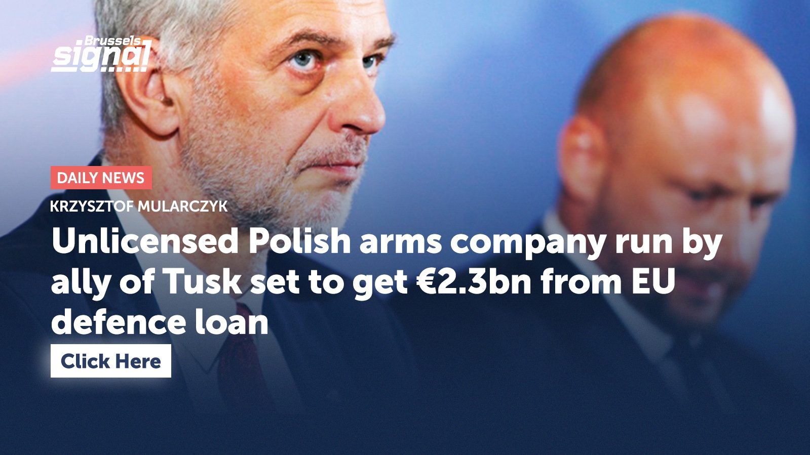 Unlicensed Polish arms company run by ally of Tusk set to get €2.3bn from EU defence loan