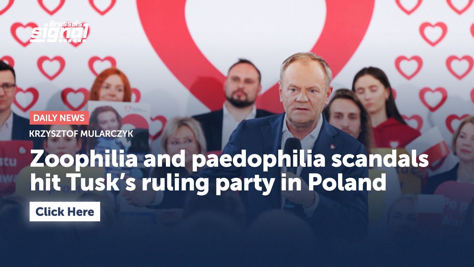 Zoophilia and paedophilia scandals hit Tusk’s ruling party in Poland