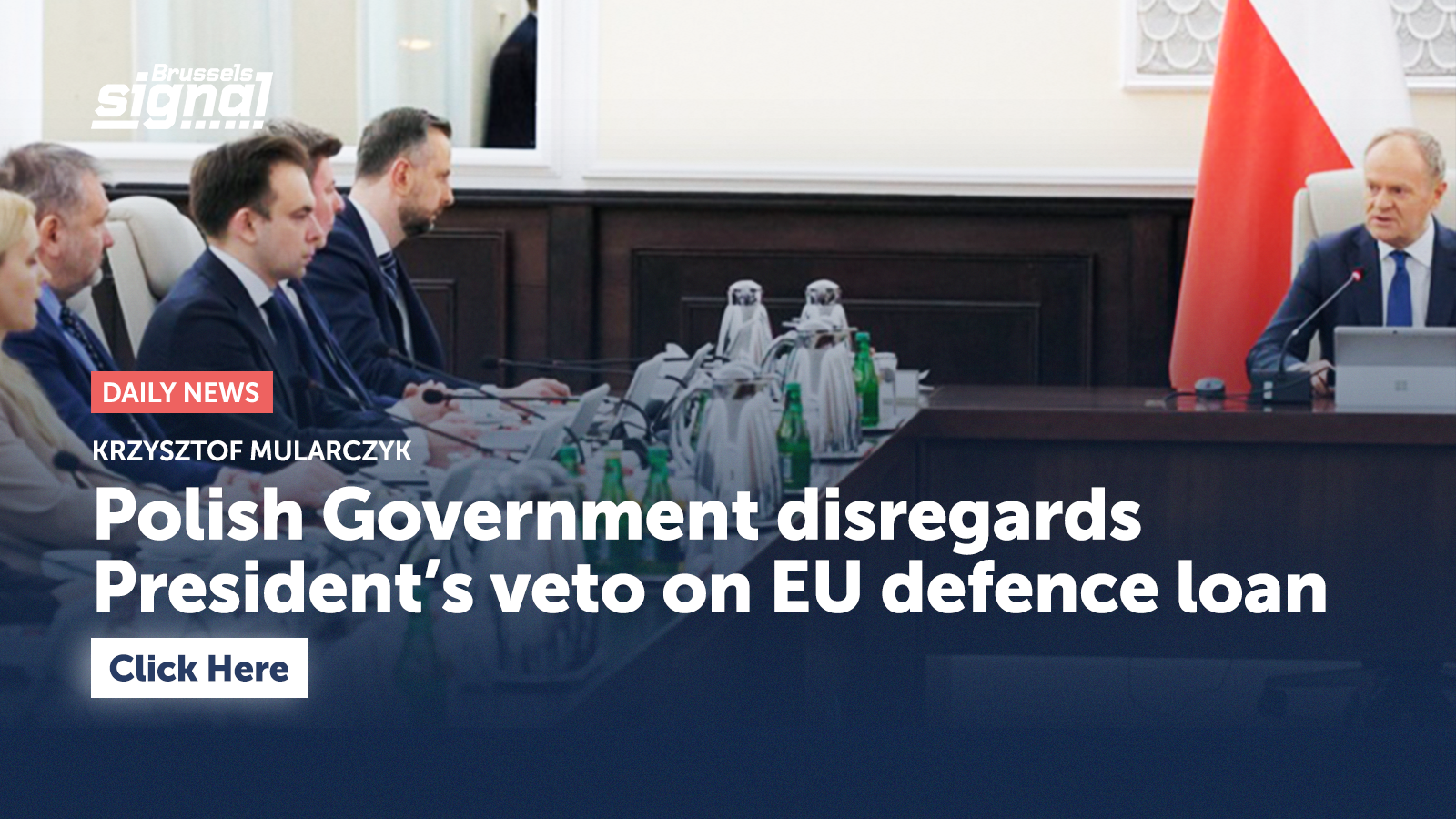 Polish Government disregards President’s veto on EU defence loan