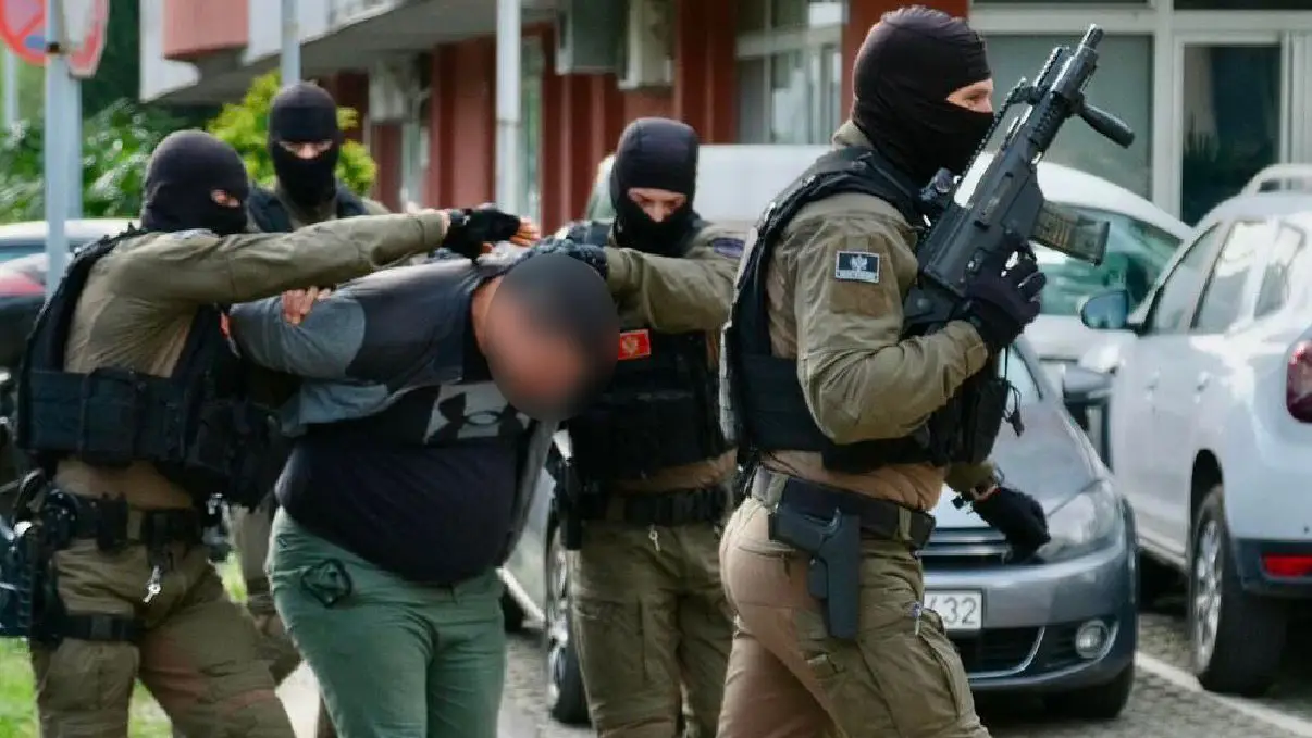 On 15 April 2026, Europol supported police authorities in Montenegro and Germany in a large operation targeting a cell of the Balkan Cartel ( picture by Europol)