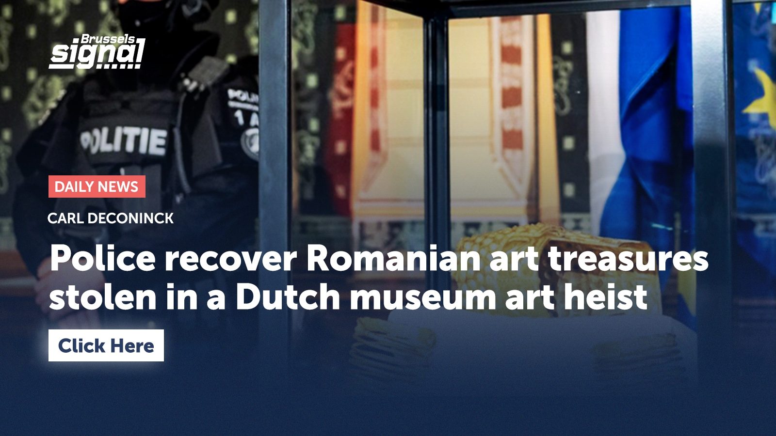 Police recover Romanian art treasures stolen in a Dutch museum art heist