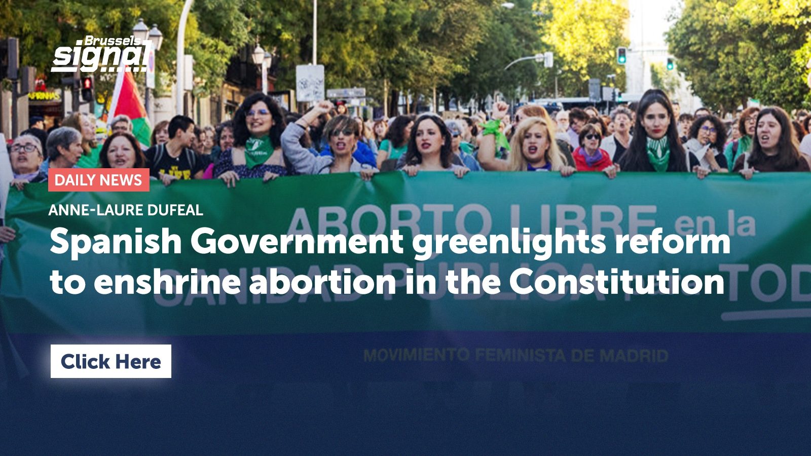 Spanish Government greenlights reform to enshrine abortion in the Constitution