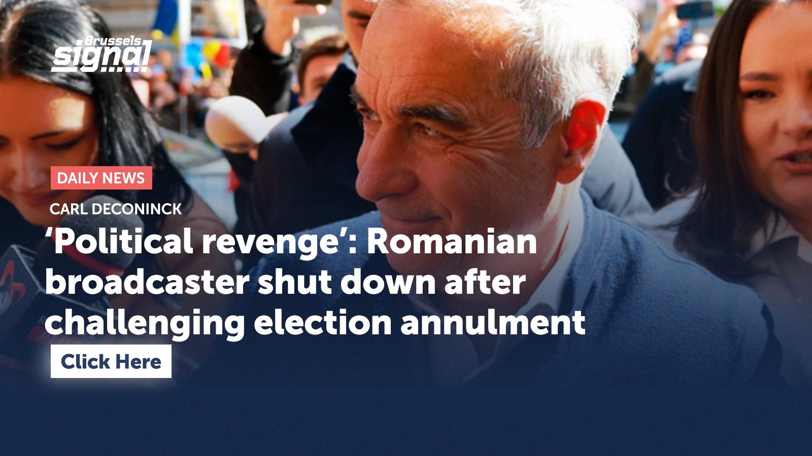 ‘Political revenge’: Romanian broadcaster shut down after challenging election annulment