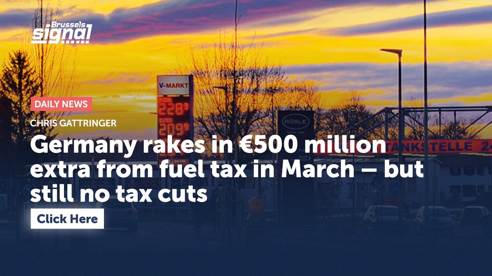 Germany rakes in €500 million extra from fuel tax in March – but still no tax cuts