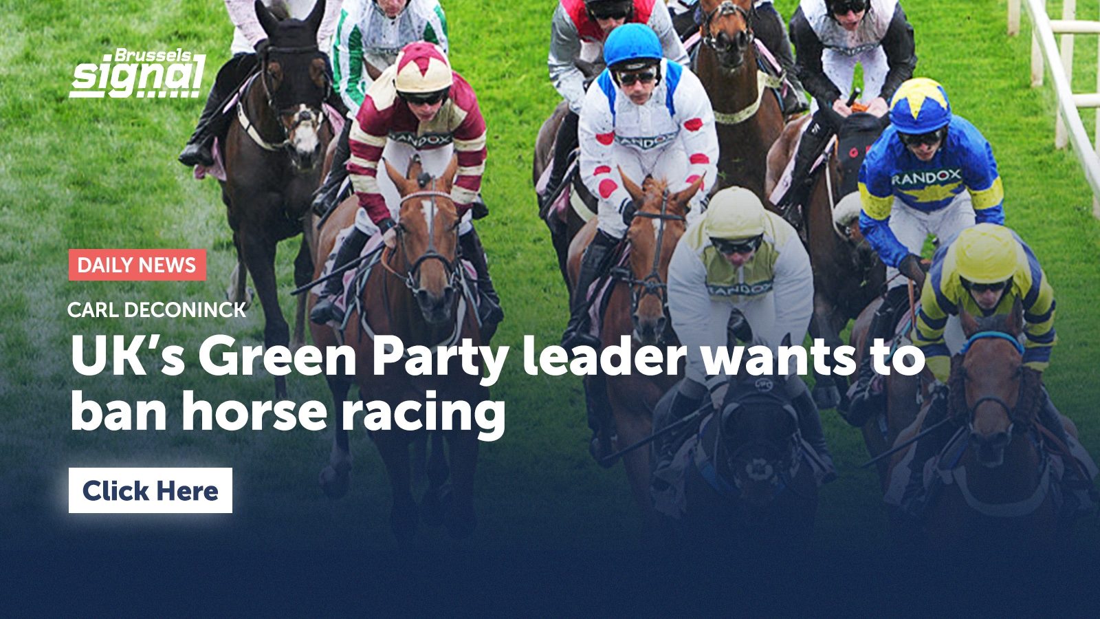 UK’s Green Party leader wants to ban horse racing