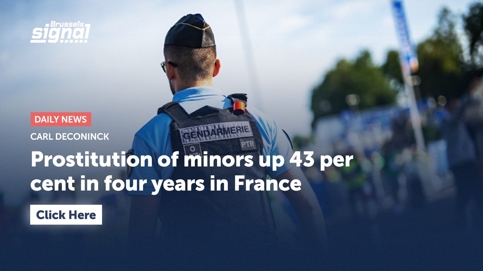 Prostitution of minors up 43 per cent in four years in France