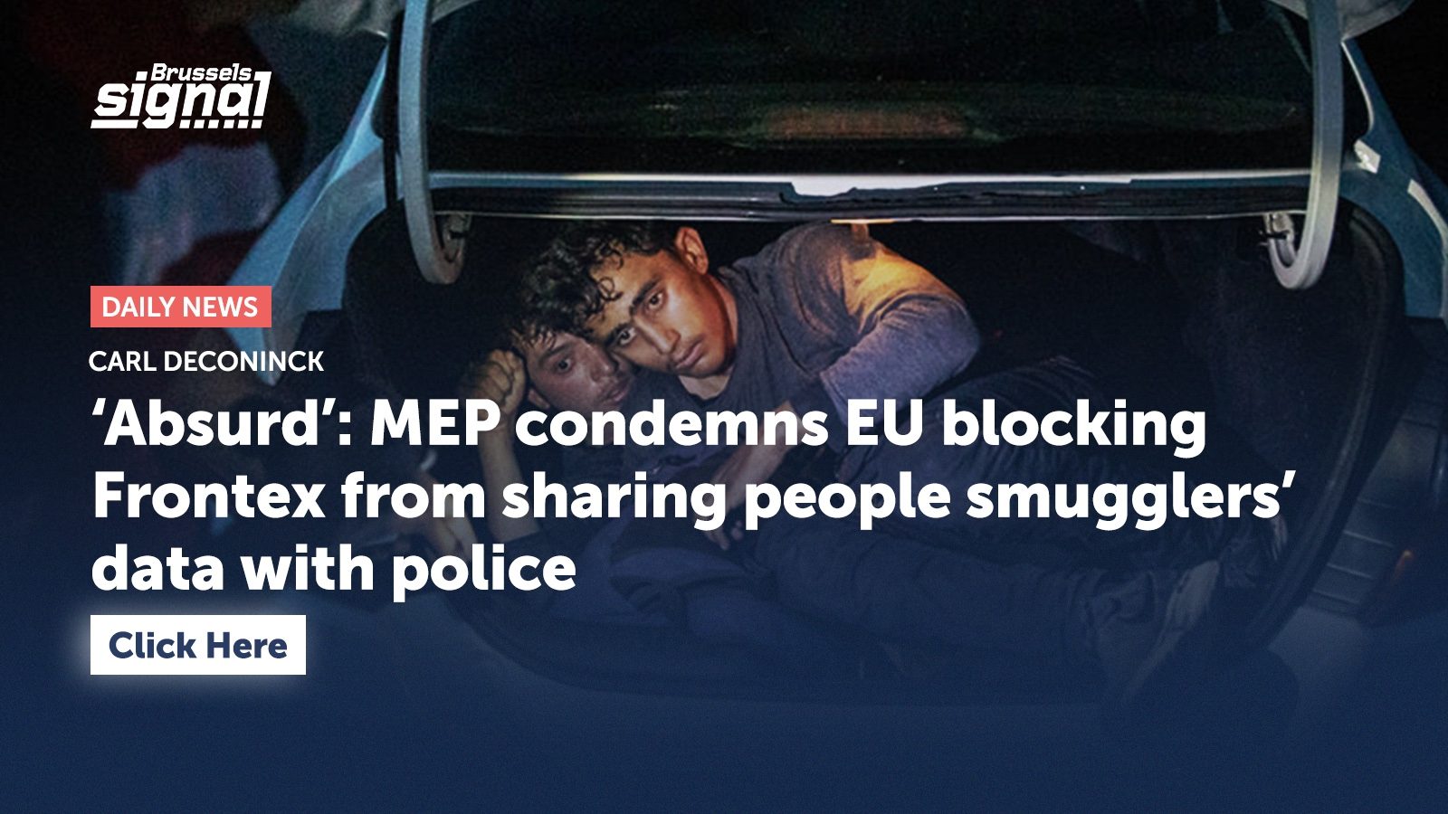 ‘Absurd’: MEP condemns EU blocking Frontex from sharing people smugglers’ data with police