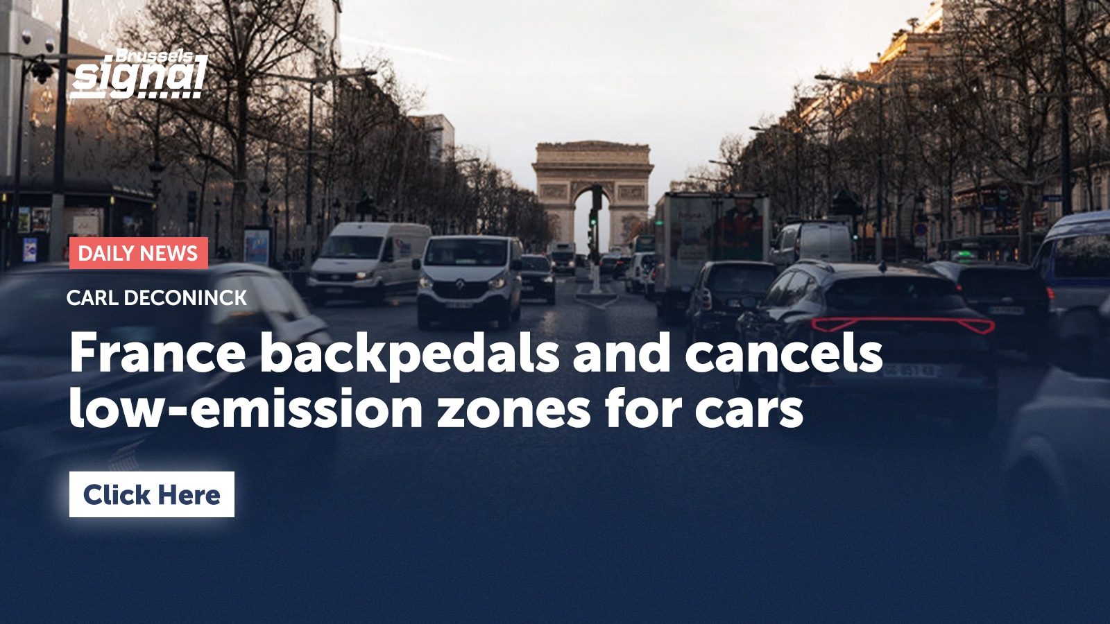 France backpedals and cancels low-emission zones for cars