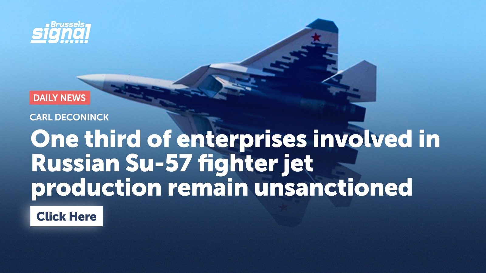 One third of enterprises involved in Russian Su-57 fighter jet production remain unsanctioned